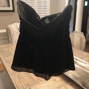 Beautiful strapless blouse